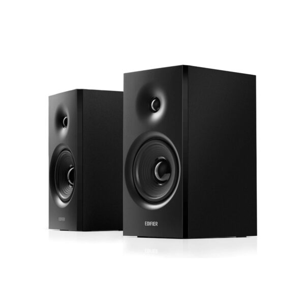 AVStore-Edifier-RBT-Bluetooth-Bookshelf-Speaker-Front-Angled-View-Hero-Black- jpg