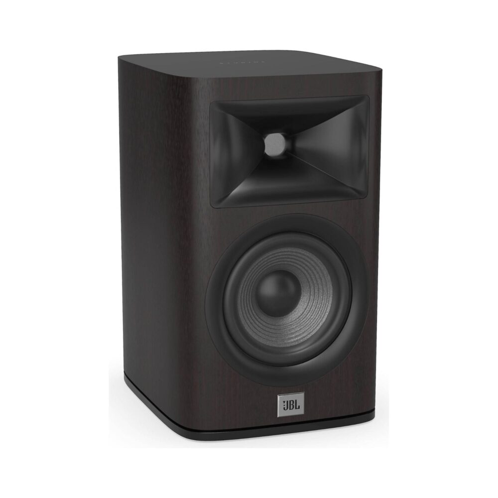 AVStore-JBL-Studio--BookshelfSpeakers-Front-Angled-View-Hero-Dark-Wood- jpg
